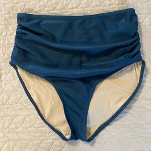 Coastal Nani rouched high rise swim bottom Like New Condition